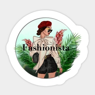 Fashionista Sticker